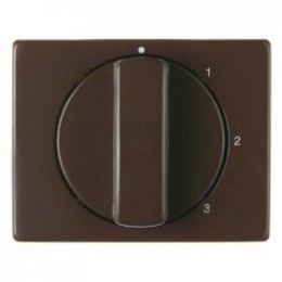10870001 Центральная панель с вращающейся ручкой для 3-уровневого выключателя цвет: коричневый, с блеском Arsys Berker