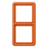 CD582WUO Рамка CD Ударопрочная Оранжевый 2-постовая Jung