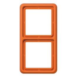 CD582WUO Рамка CD Ударопрочная Оранжевый 2-постовая Jung