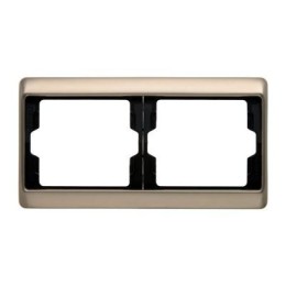 13640001 Рамка Arsys Светло-бронзовый 2-постовая Berker