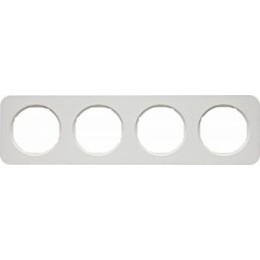 10142189 Рамка R.1 Полярная белизна 4-постовая Berker