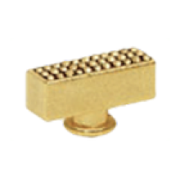 FD02313OR Поворотный выключатель прямоугольный CRYSTAL DE LUX, цвет Real Gold FEDE