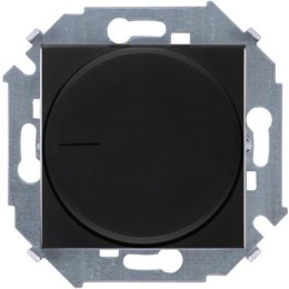 1591796-038 Регулятор напряжения поворотный для светодиодных регулируемых ламп 230В, 5-215Вт, винтовой зажим, гр Simon 15