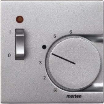 MTN536160 Центр. плата терморегулятора, алюминий Merten