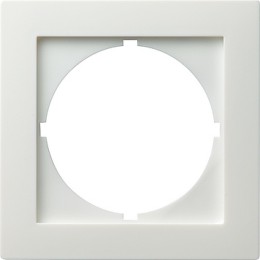 028140 Накладка с вырезом для приборов с панелью 50*50 мм DIN 49 080 Белый Gira S-color