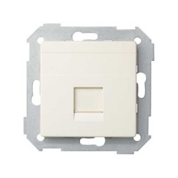 82008-31 Адаптер со шторками на 1 коннектор UTP (RJ45), SYSTIMAX, S82, S82N, S82 Detail, слоновая кость Simon