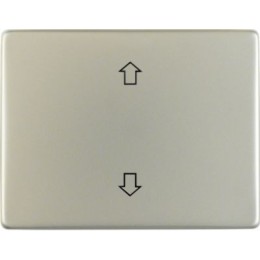 14040304 Перекидной выключатель с оттиском Стрелки цвет: нержавеющая сталь Arsys Berker