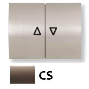 8444 CS Клавиша для механизма выключателя жалюзи 8144 и 8144.1, серия OLAS, цвет атласная медь, ABB
