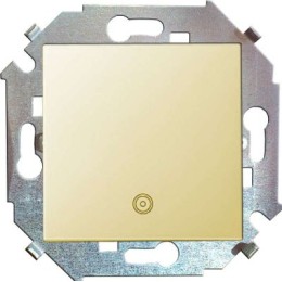 1591150-031 Выключатель одноклавишный кнопочный с пиктограммой, 16А 250В, винтовой зажим, слоновая кость Simon 15