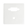 8200091-030 Накладка для коннектора VGA HD15, "мама" + мини-джек 3,5 мм, S82, S82N, S82 Detail, белый Simon