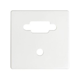 8200091-030 Накладка для коннектора VGA HD15, "мама" + мини-джек 3,5 мм, S82, S82N, S82 Detail, белый Simon