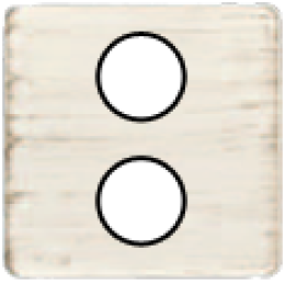 FD04316BD-M TV/SAT Монтажная плата для механизмов с двумя коннекторами черный, цвет White Decape FEDE