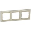 774153 Рамка Valena Слоновая кость / Золото 3-постовая Legrand