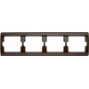13830001 Рамка Arsys Коричневый с блеском 4-постовая Berker