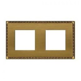 FD01212PB Рамка Toledo Bright Patina 2-постовая Fede