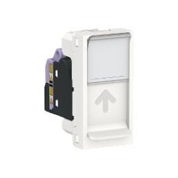 NU341618 Розетка компьютерная, RJ45, одиночная, кат. 6 STP, 1 Модуль, Белый Schneider Electric