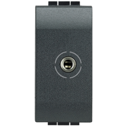 L4280 Разъем Аудио Jack 3,5 цвет антрацит Bticino