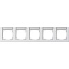 109522 Рамка E2 Белый 5-постовая Gira
