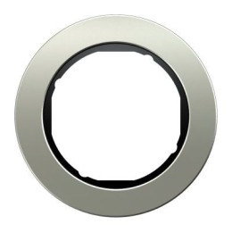 10112004 Рамка R.Classic Черный, нержавеющая сталь 1-постовая Berker