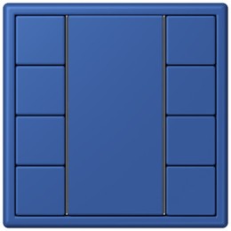 LC504TSA4320K Les Couleurs® Le Corbusier KNX кнопочный модуль F 50 с четырьмя парами кнопок bleu outremer 59 Jung