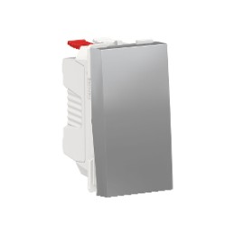 NU310130 Выключатель 1-клавишный, сх. 1 10 AX, 250 В, 1 Модуль, Алюминий Schneider Electric