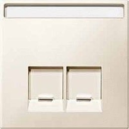 MTN466644 Центр.плата для розетки schneider electric,2п бежевый Merten