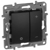 672618 Светорегулятор нажимной - Etika - 400 Вт - антрацит Legrand