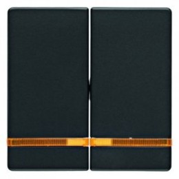 16276086 Клавиши выключателя с оранжевой линзой Berker