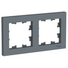 ATN000702 Рамка AtlasDesign Грифель 2-постовая Schneider Electric ATN000702 Рамка AtlasDesign Грифель 2-постовая Schneider Electric