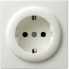018840 Розетка с заземляющими контактами 16А/250В Белый Gira S-color