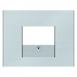 10357004 Центральная панель для розетки TAE цвет: нержавеющая сталь K.5 Berker