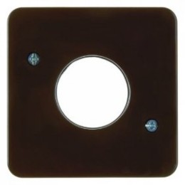 153001 Центральная панель для нажимной кнопки и светового сигнала Е10 цвет: коричневый, с блеском Влагозащищенный скрытый монтаж IP44 Berker