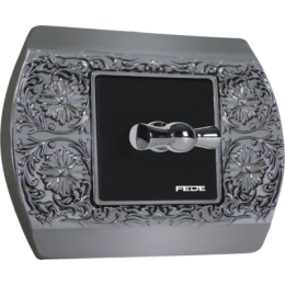 FD01421GR Рамка Sanremo Графит 1-постовая Fede