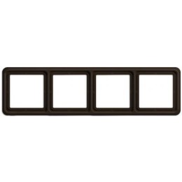CD584BR Рамка CD 500 Коричневый 4-постовая Jung
