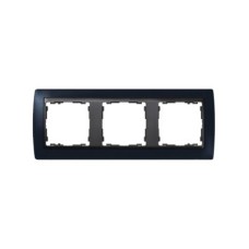 82832-32 Рамка декоративная, 3 поста, Simon 82, графит-графит 82832-32 Рамка декоративная, 3 поста, Simon 82, графит-графит