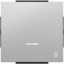 8562 AI Клавиша для механизма электронного выключателя с таймером Нержавеющая сталь , ABB