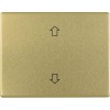 14040302 Перекидной выключатель с оттиском Стрелки цвет: золотой, металл Arsys Berker