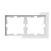 MTN4020-6520 Рамка D-Life Белый кристалл 2-постовая Merten