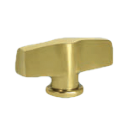 FD02312OB Поворотный выключатель модерн, цвет Bright Gold FEDE