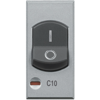 HC4301/10 Axolute Двухполюсный термомагнитный выключатель с индикатором защиты 1 полюса, 10 А Bticino