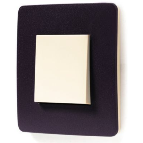 NU280215 Рамка Unica Studio Color Лиловый / Бежевый 1-постовая Schneider Electric