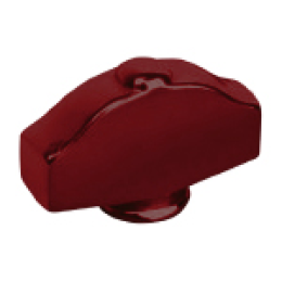 FD02314RW Поворотная ручка типа "овал фигурный", цвет red wine FEDE