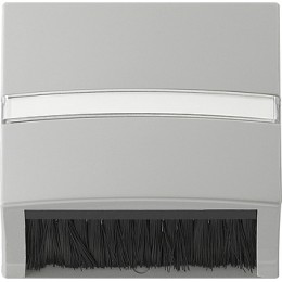 068242 Накладка для приборов с квадратной центральной панелью и наклонным выходом Серый Gira S-color