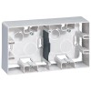 672530 Коробка накладного монтажа - 2 поста - Etika - белый Legrand