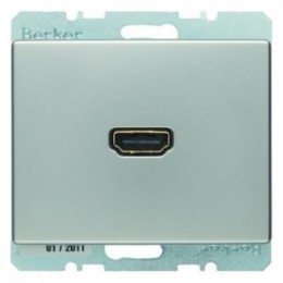 3315429004 BMO HDMI AS цвет: лакированный алюминий Berker