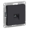 ATN001083 Atlasdesign Розетка компьютерная RJ45, кат. 5Е, механизм, Карбон Schneider Electric