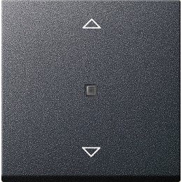 232828 Накладка управления жалюзи Антрацит Антрацит Gira