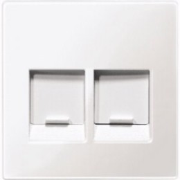 MTN4562-0319 Центр.плата для мод.штеп.раз-в,2 пос.с шт.белый Merten