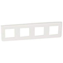 078808 Рамка Mosaic Белый 4х2-модульная Legrand