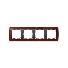 82845-61 Рамка декоративная, 4 поста, Simon 82, вишня-графит 82845-61 Рамка декоративная, 4 поста, Simon 82, вишня-графит